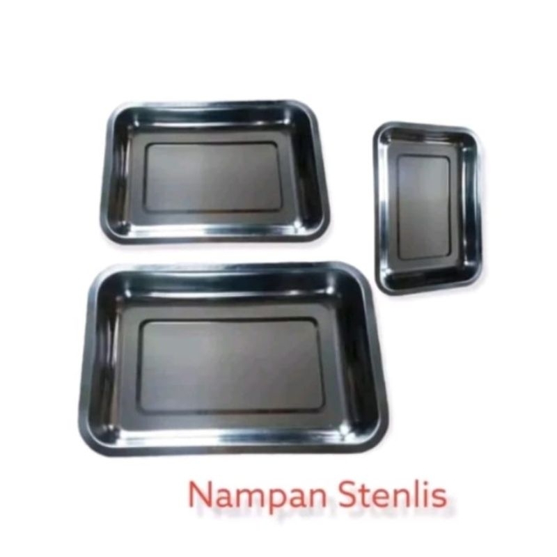 nampan baki stainless/nampan baki makan