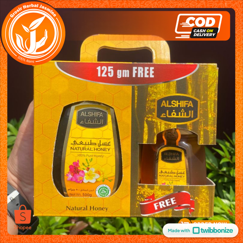 

Madu Arab Al-Shifa 500gr Free 125gr / Termurah 100% Asli Madu Al-Shifa