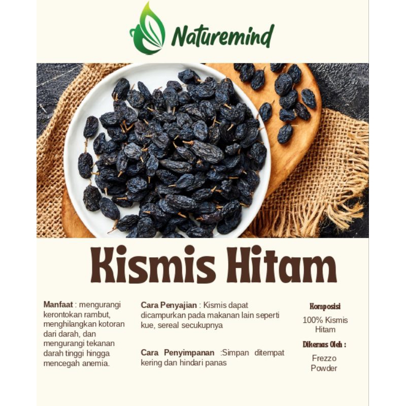 

NATUREMIND KISMIS HITAM | KISMIS PREMIUM