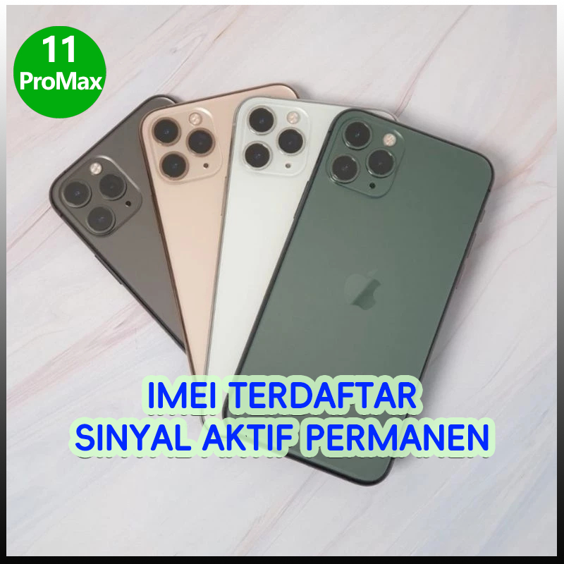 BC iPhone 11 Pro Max丨iPhone 11 Pro丨 IMEI Terdaftar Beacukai Sinyal Permanen iPhone 11 Pro Max 64gb 丨