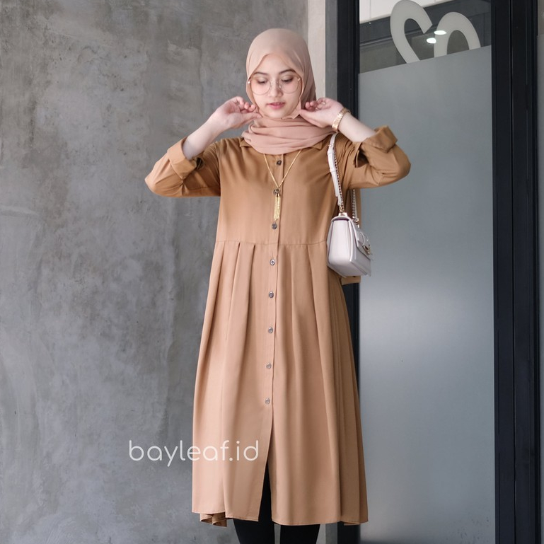 Bayleaf.id Lulu Baju Tunik Atasan Wanita Kekinian