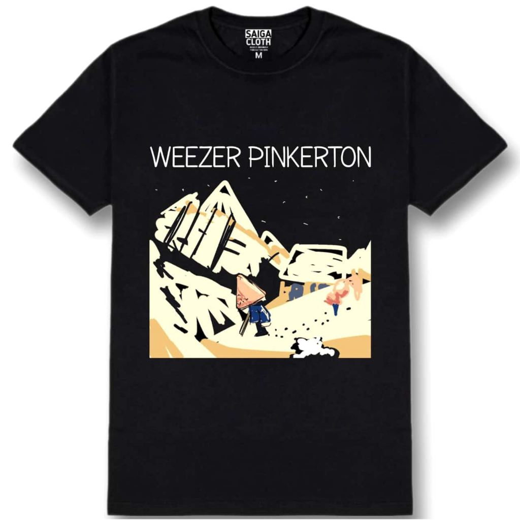Tshirt weezer pinkerton album premium catton