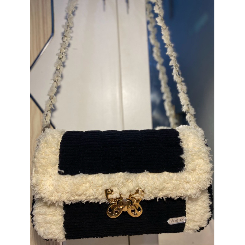 tas rajut(handmade)tas selempang wanita kekinian