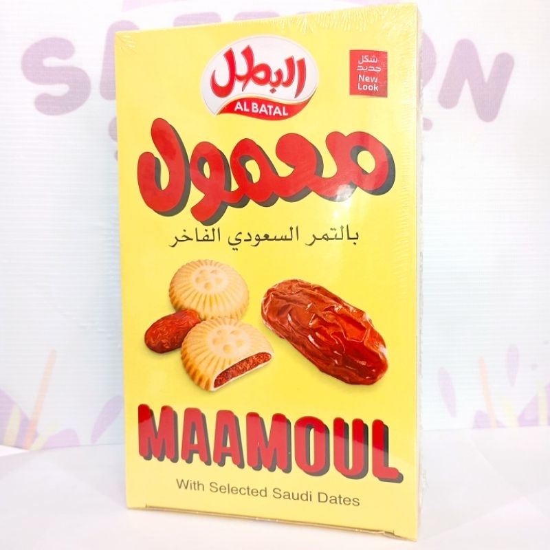 

Biskuit Kurma | Al Batal Maamoul16 Pcs 304 Gram