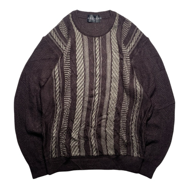knitwear sweater vintage pattern by gabicci