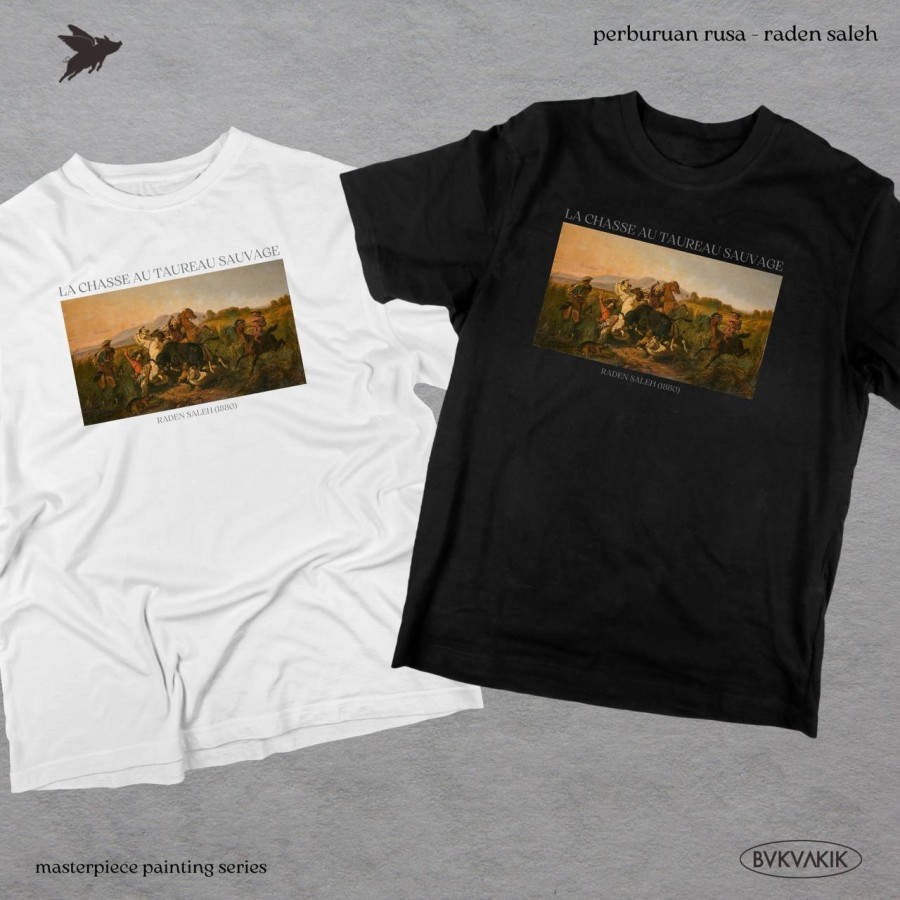 Kaos Perburuan Rusa Raden Saleh