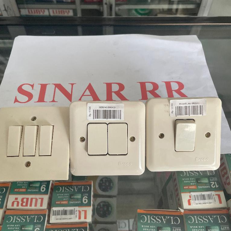 Broco Saklar ON/OFF 1,2,3 Tombol