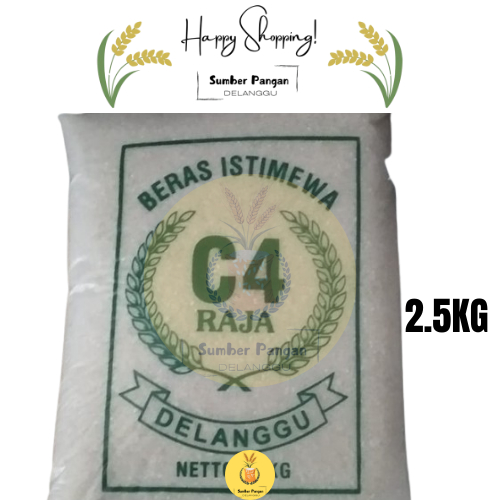 

Beras Istimewa C4 Hijau Asli Delanggu 2.5KG