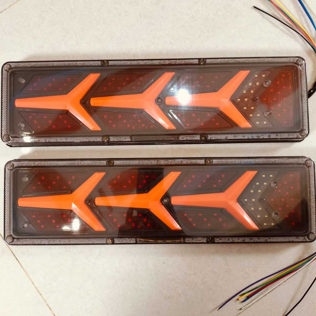 Lampu Belakang Truk Canter Led Panah 24V