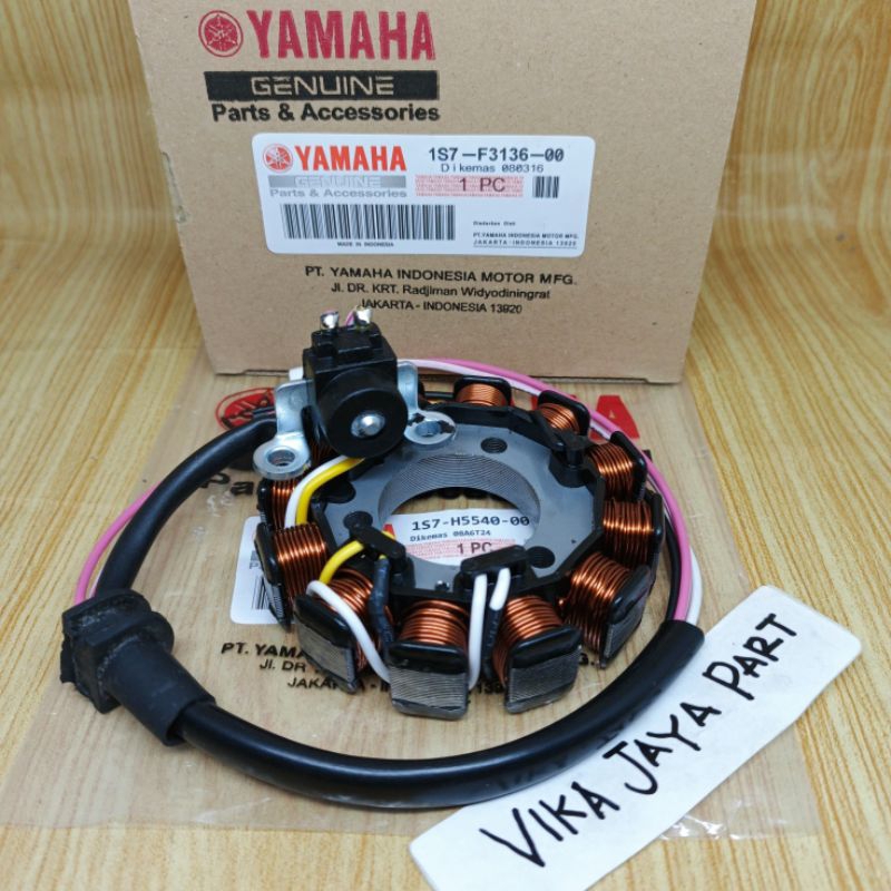 SPUL STATOR ASSY + PULSER 1S7 YAMAHA JUPITER MX OLD MX NEW 135 ORI