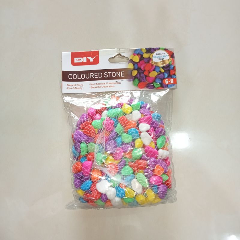 Mr. DIY Coloured Stone Dekorasi Aquarium