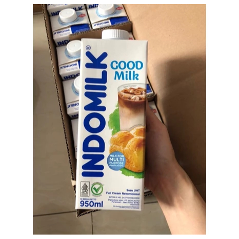 

INDOMILK UHT PLAIN FULL CREAM 950ML X 1PC, SUSU CAIR TANPA RASA