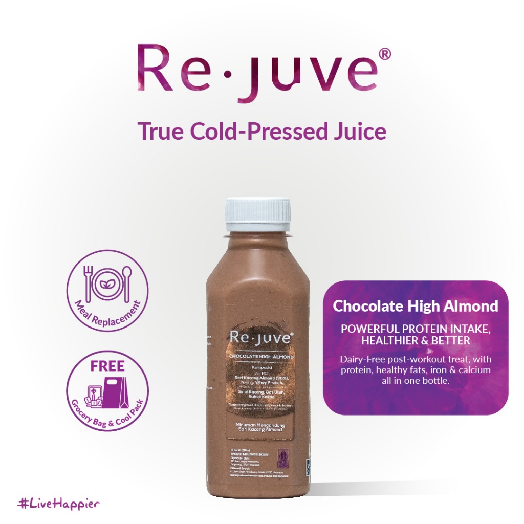 

Re.juve Bali - Chocolate High Almond 250 ml (Cold-Pressed Juice)