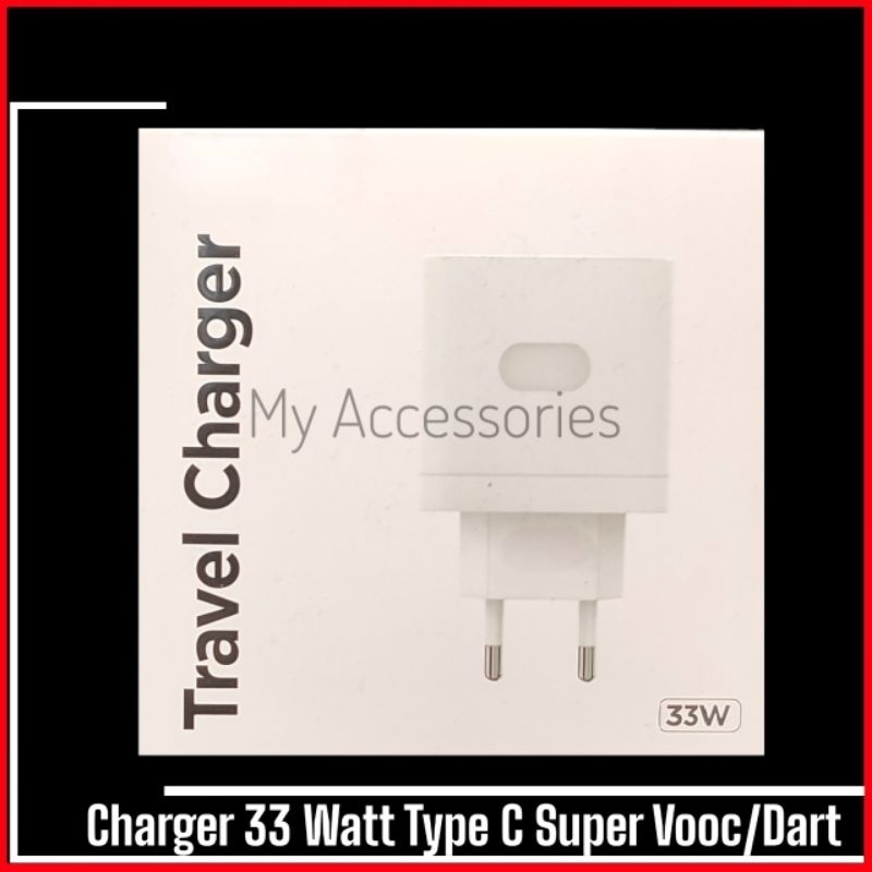 Charger Realme 33 Watt Realme Type C Super Dart