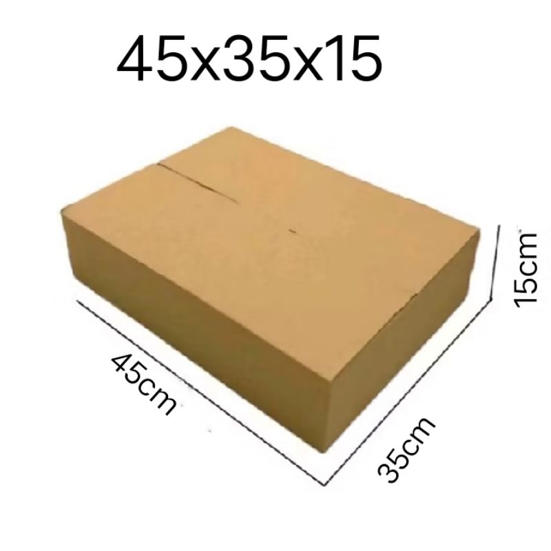

kardus box Ukuran 45x35x15 cm single wall polos