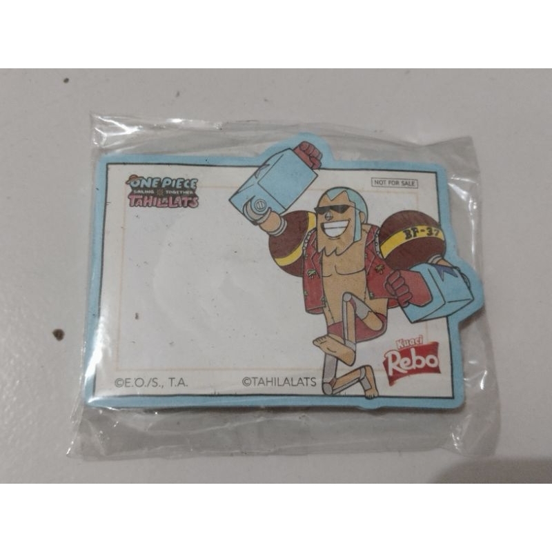 

Mini Notes One Piece x Tahilalats x Kuaci Rebo Special Edition - Cyborg Franky