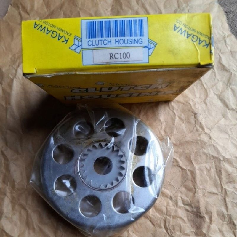 Rumah mangkok kopling ganda suzuki rc100 bravo tornado crystal