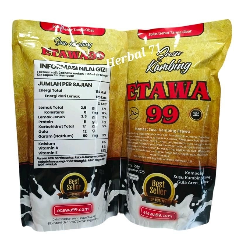 

ETAWA 99 SUSU KAMBING SEHAT TANPA OBAT ORIGINAL
