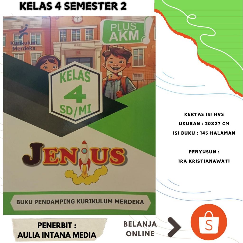Jenius Kelas 4 Semester 2 - Kurikulum Merdeka