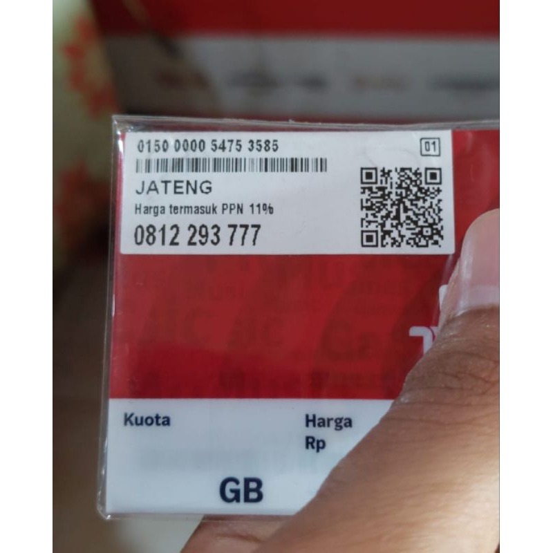 NOMOR CANTIK TELKOMSEL PRABAYAR SIMPATI 10 DIGIT FRESH TRIPLE 777 EKOR RAPIH - 0812 XXX 777