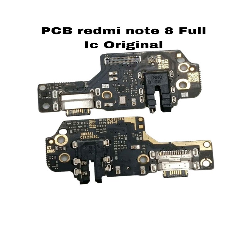 papan charger xiaomi redmi note 8 full ic Original