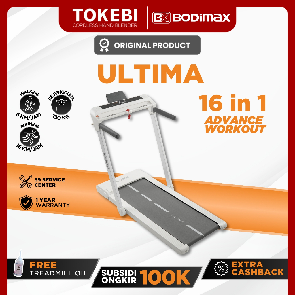 BODIMAX RUNNING PAD ULTIMA - Treadmill Digital BodImax