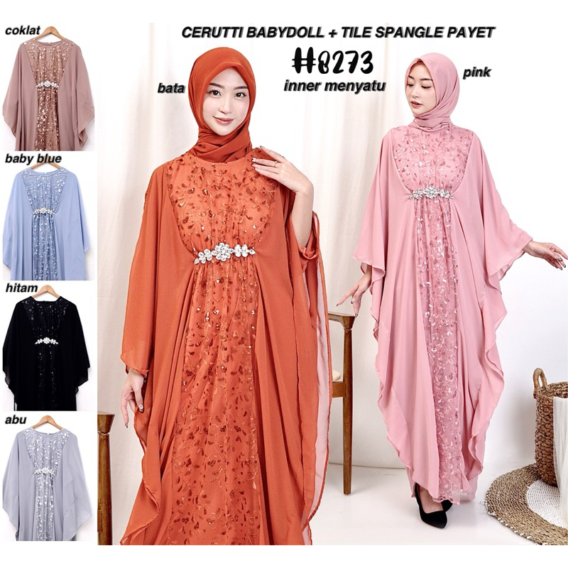 KAFTAN BRUKAT / GAMIS TILE (8273)