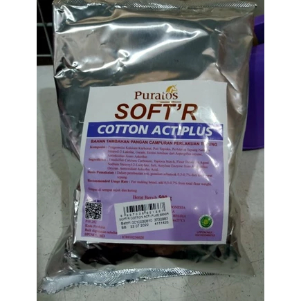 

PURATOS SOFT COTTON / BAHAN TAMBAHAN PANGAN CAMPURAN TEPUNG 500GR