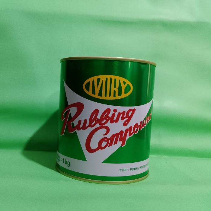 Kompon / Compound Rubbing Putih Ivory 1Kg | COMPOUND RUBBING PUTIH IVORY 1KG