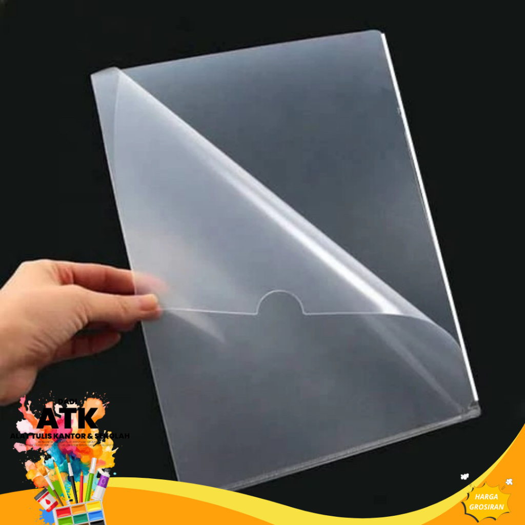 

R&R Folder - Map L / clear sleeve F4 (Pak isi 12 Pcs)