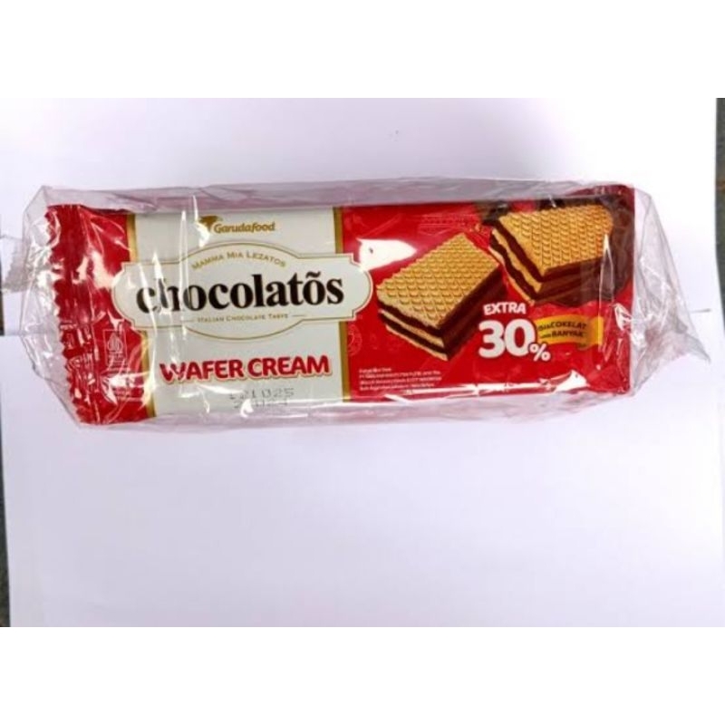 

Chocolatos wafer Cream Coklat ( 1 pak isi 10 )