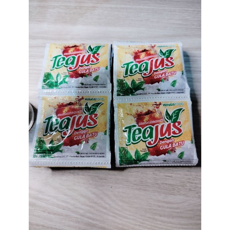 

tea jus renceng isi 10 sachet