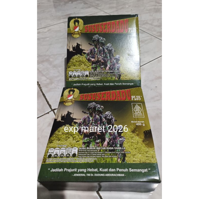 

SUSU SERDADU EXP MARET 2026