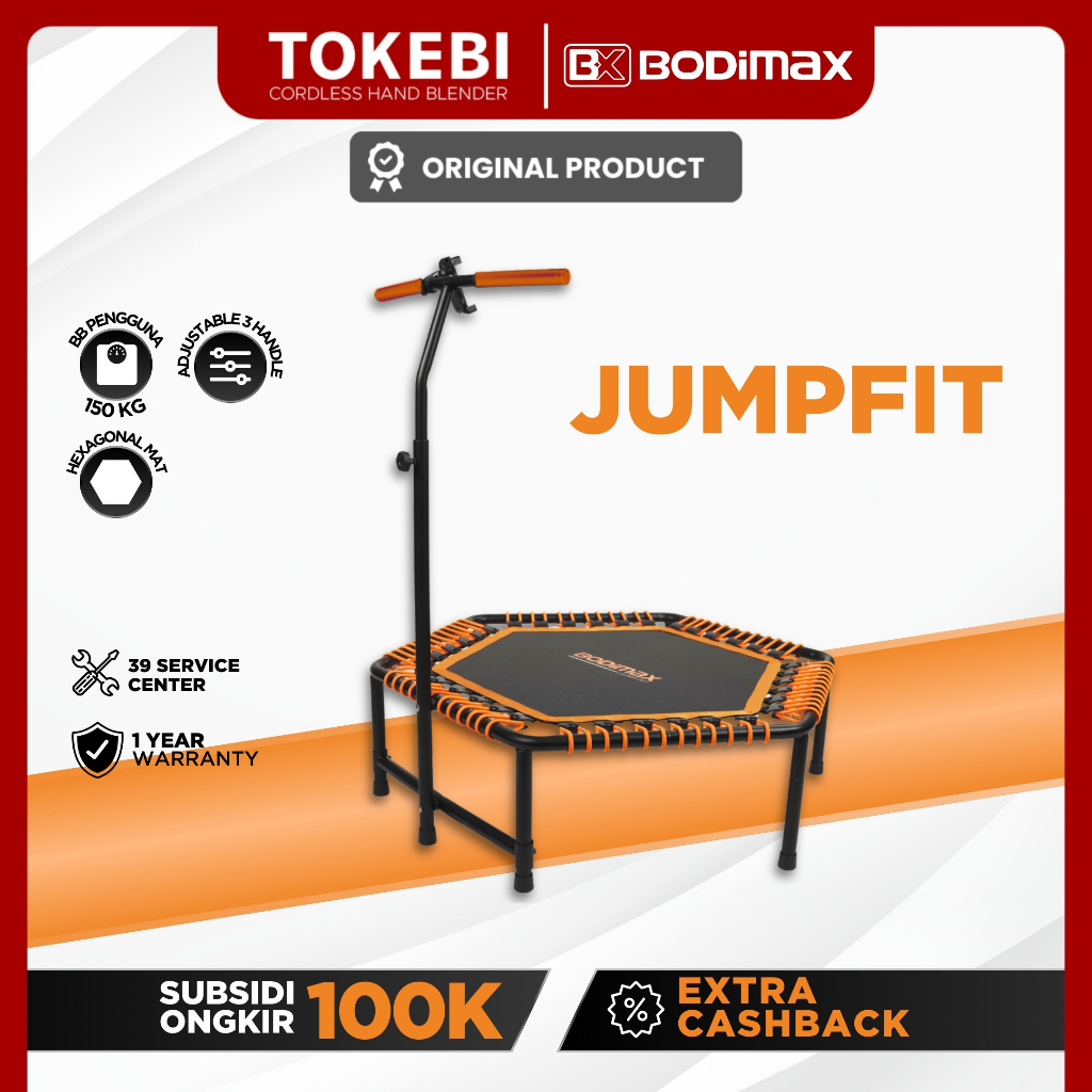 Bodimax Jumpfit / Trampoline / Trampolin dewasa