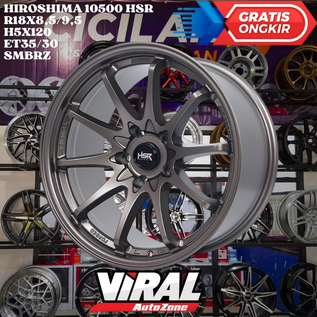 Velg Mobil Ring 18 HSR HIROSHIMA R18 UNTUK BMW , TOUAREG , COUNTRYMAN , DISCOVERY