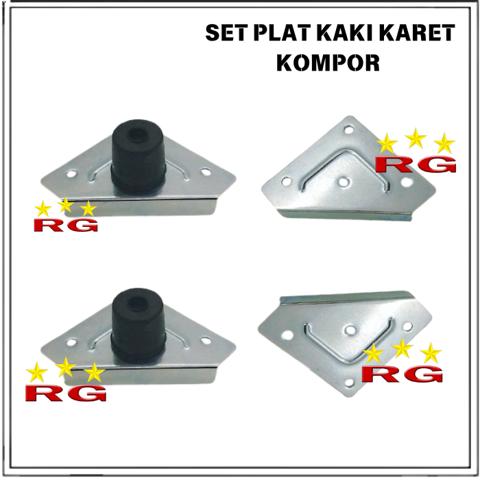 PLAT SIKU KAKI KARET KOMPOR GAS