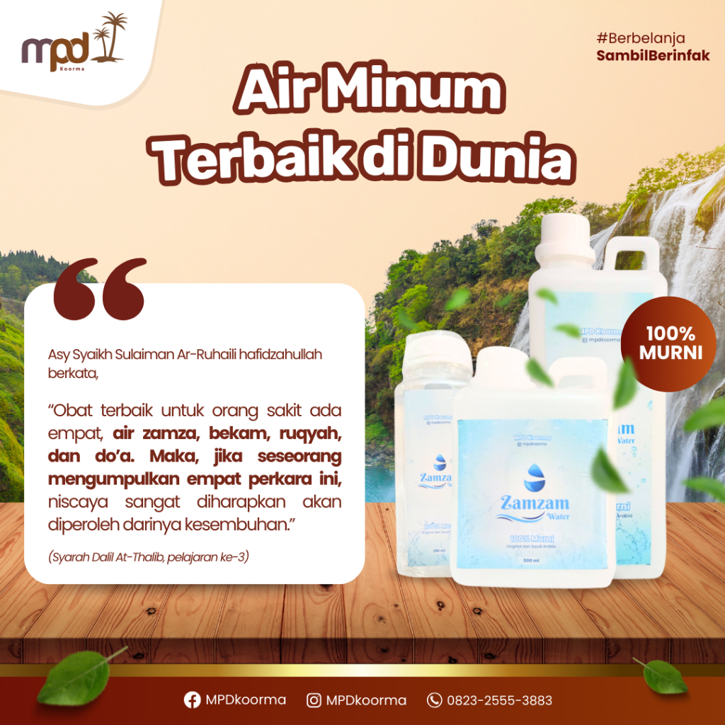 

Air Zamzam Murni 100% Original