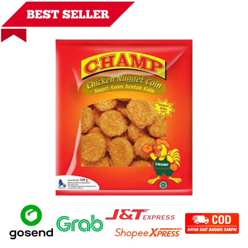 

Champ Chicken Nugget Coin All Varian Ukuran Fresmart Go