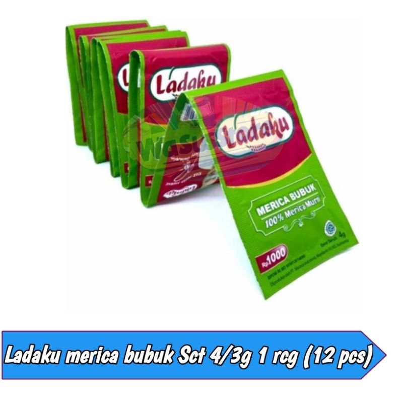 

Ladaku merica bubuk Sct 4/3g (1 rcg isi 12pcs)