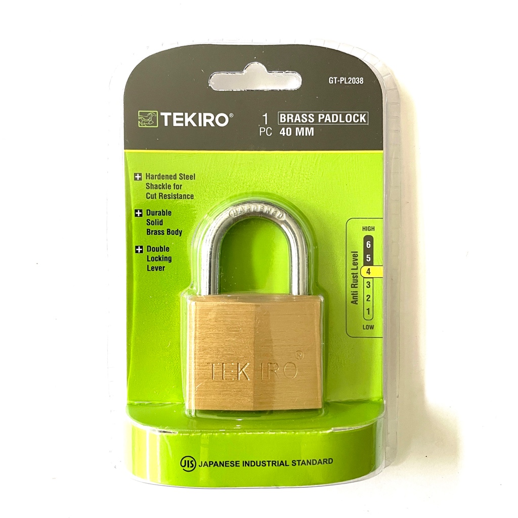 Kunci Gembok Kuningan 40mm Tekiro