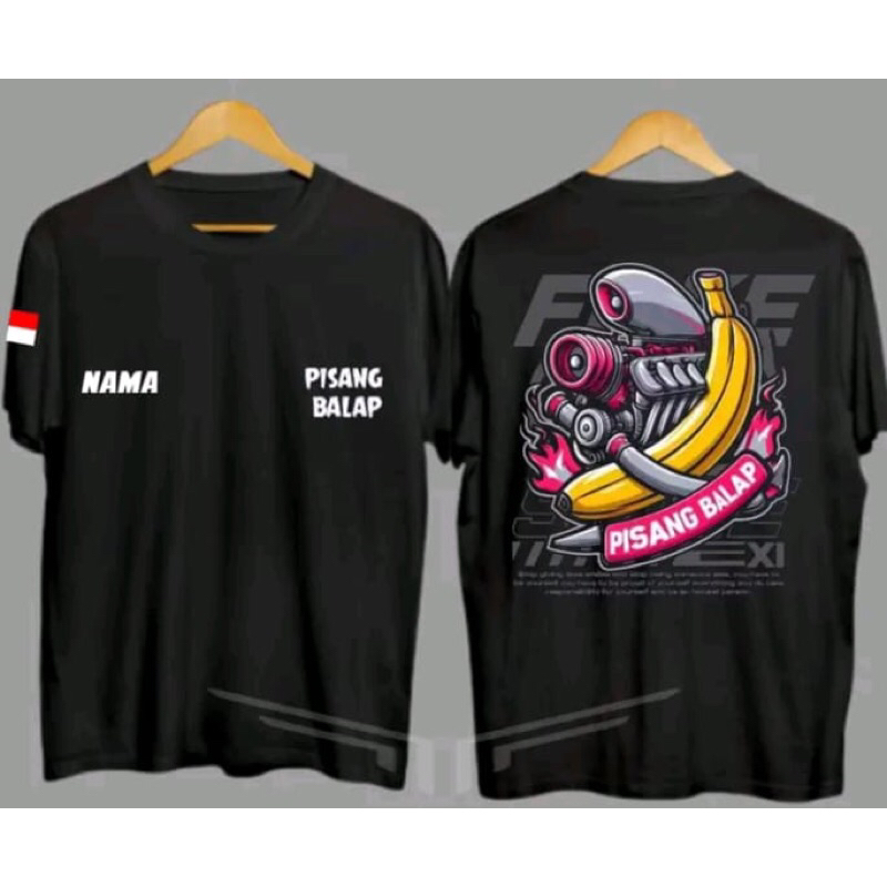 KAOS PISANG BALAP DTF PISANG | NAMA