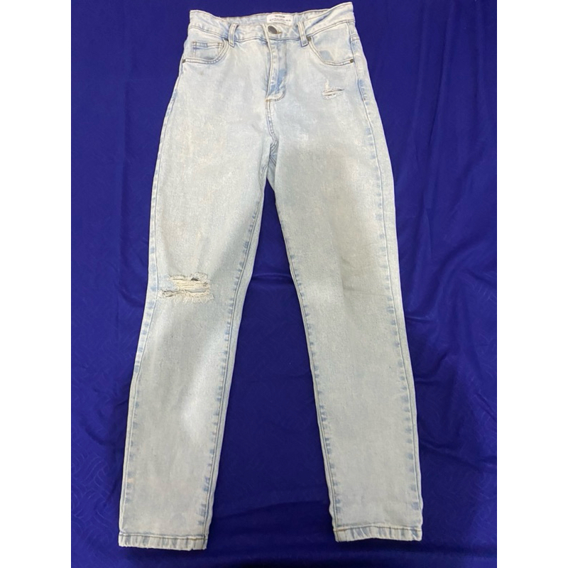 Celana cewek Strecth Mom Jeans Cotton:on