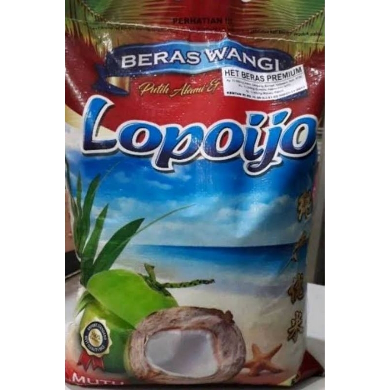 

Beras Lopo Ijo 5kg / Beras Cap Lopoijo 5 Kg (Khusus Kurir Instant dan Sameday)