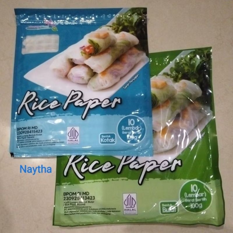 

Rice Paper Kulit Lumpia Vietnam (10 Lembar)/Banh Trang Rice Paper Java Super Food 100gr