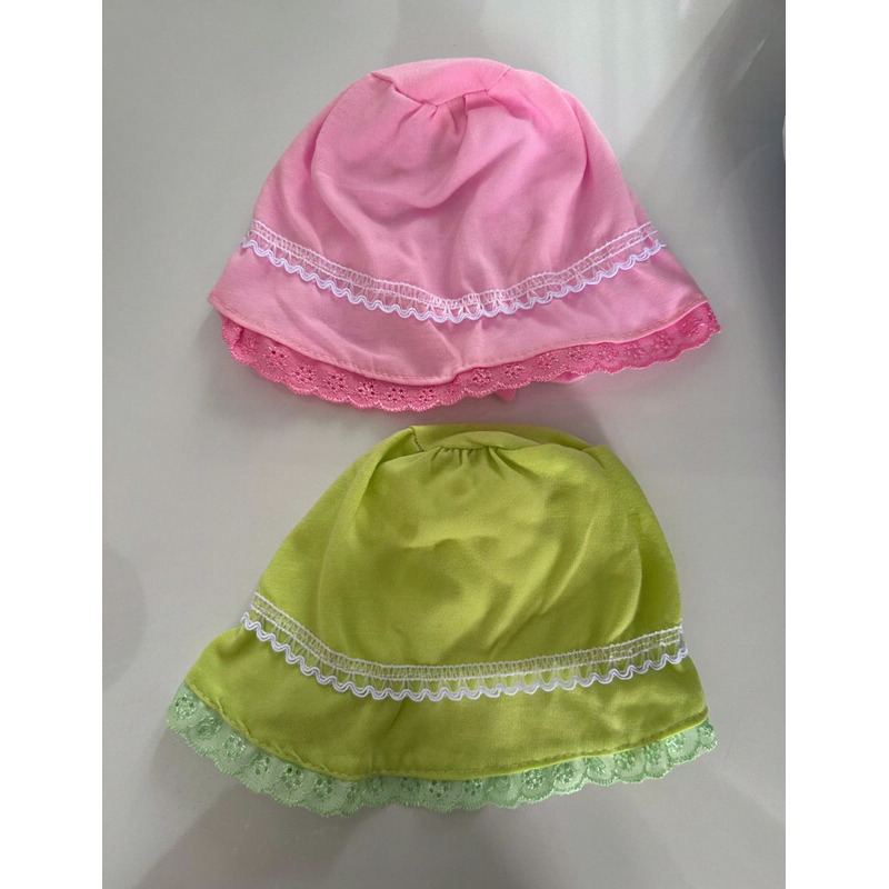 1 SET TOPI BONNET BAYI PEREMPUAN TOPI BONNET ANAK PEREMPUAN TOPI KUPLUK BAYI TOPI KUPLUK ANAK PEREMP