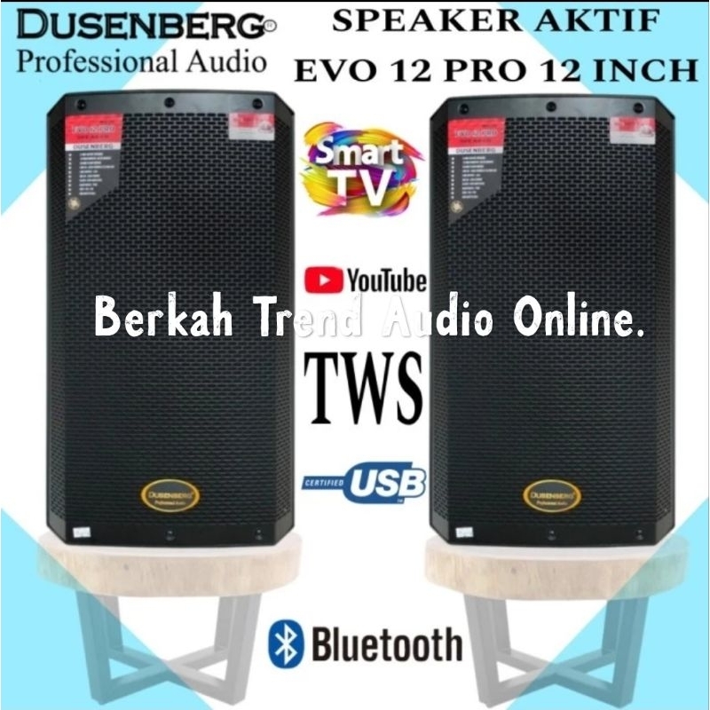 Speaker Aktif EVO 12 PRO DusenBerg 12 Inch TWS Free Stand