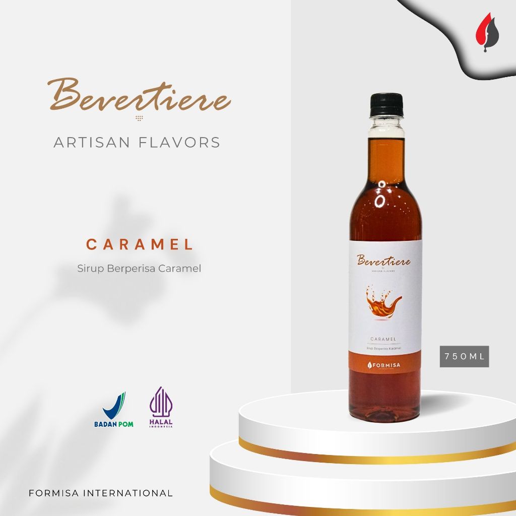 

FORMISA - Bevertiere Caramel Syrup 800ml - Sirup Minuman Rasa Caramel 800ml / HORECA