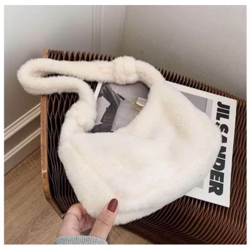 Tas Jinjing |  Tas Bahu Bulu Mini | Korean Bag | Tas Wanita Murah | Tas Wanita korea | Tas Jinjing M