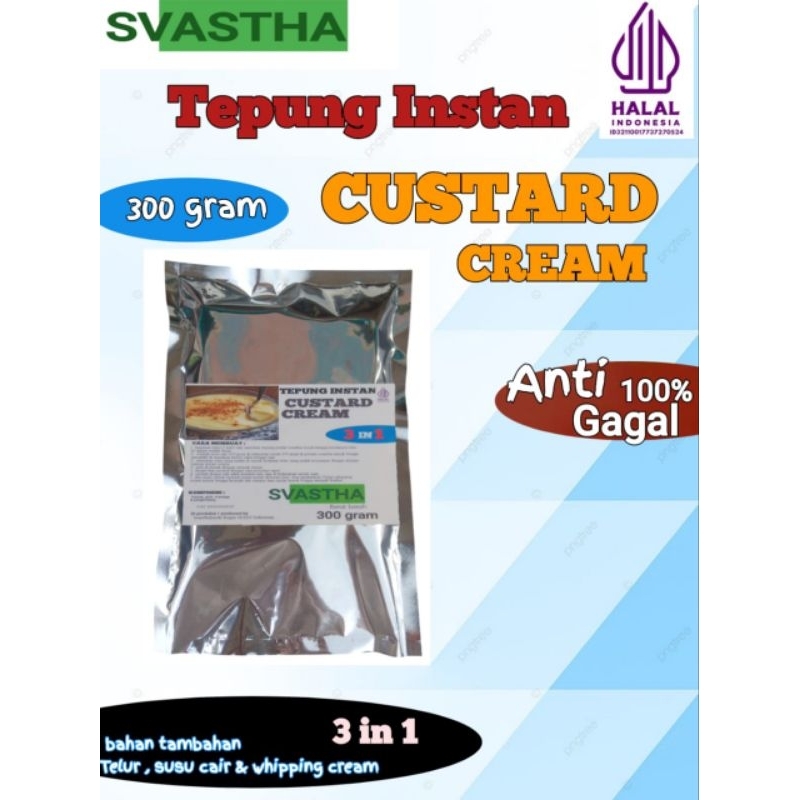 

Tepung Instan Custard 3in1 Premix Instan baking