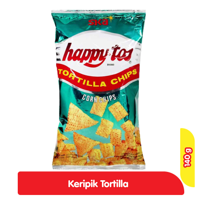 

Happy Tos Keripik Tortilla Hijau 140 g